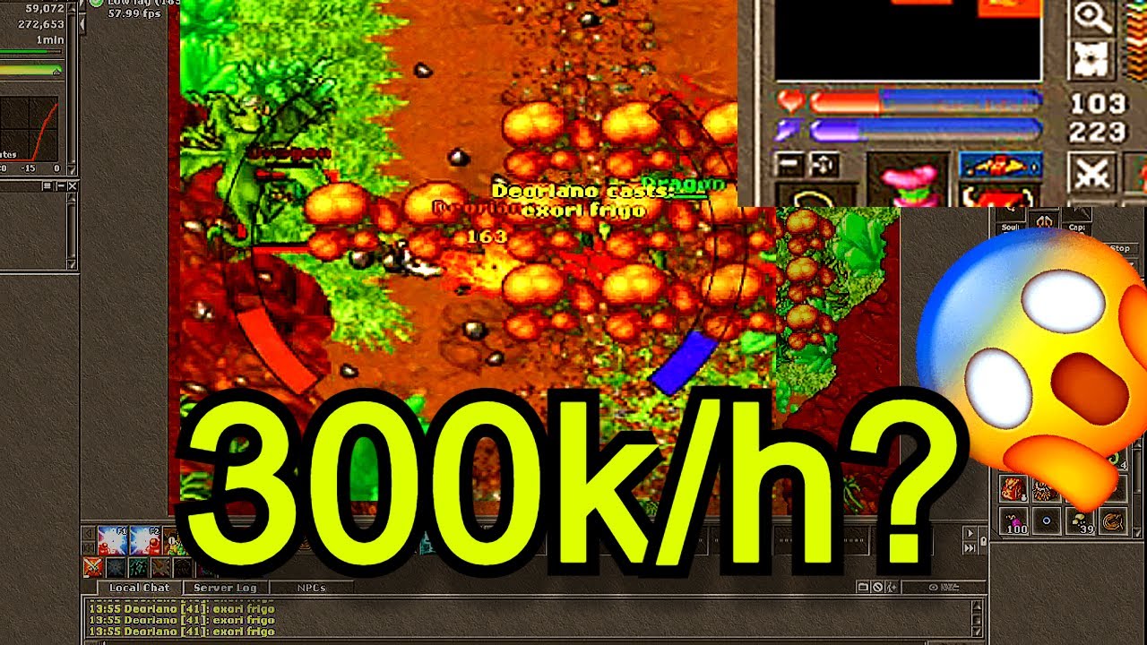 Tibia Gameplay 2022 LVL 41-???