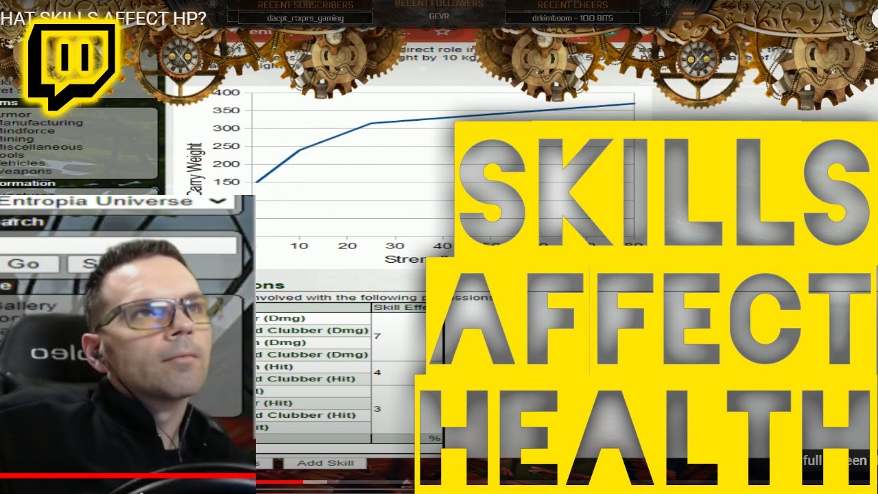 HOW DO SKILLS AFFECT HEALTH POINTS?