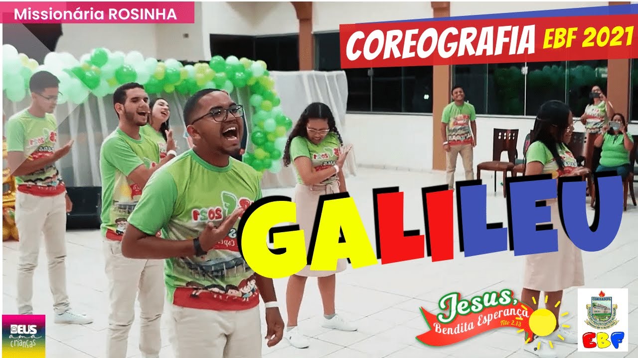 GALILEU - Fernandinho | Coreografia | #EBF2021 #EBFcomieadepa #JesusBenditaEsperança