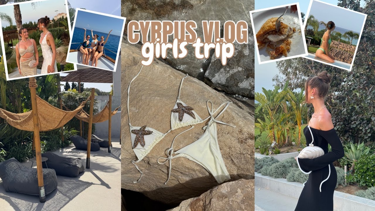 CYPRUS VLOG 🐚🏝️ | a week in the sun at Cavo Zoe Seaside Hotel Protaras