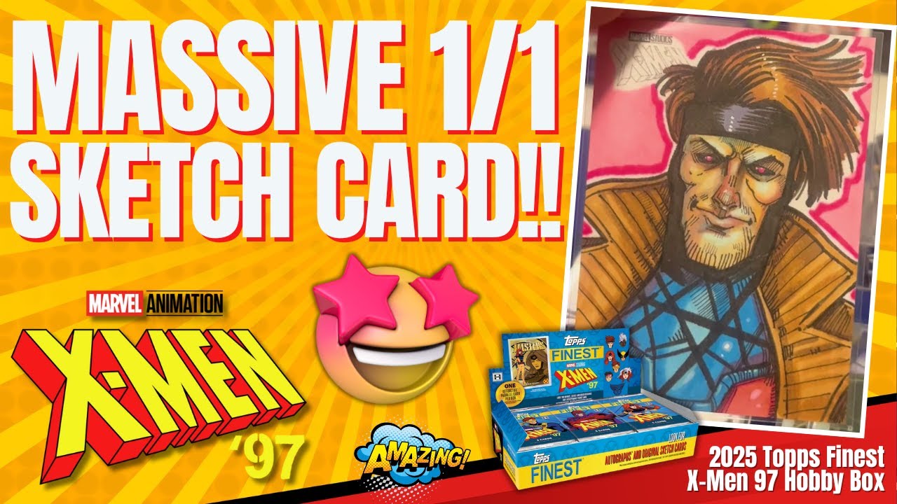 MASSIVE 1/1 PULL! 2025 Topps Finest X-Men &lsquo;97 is LOADED with Short Prints! 🔥🔥