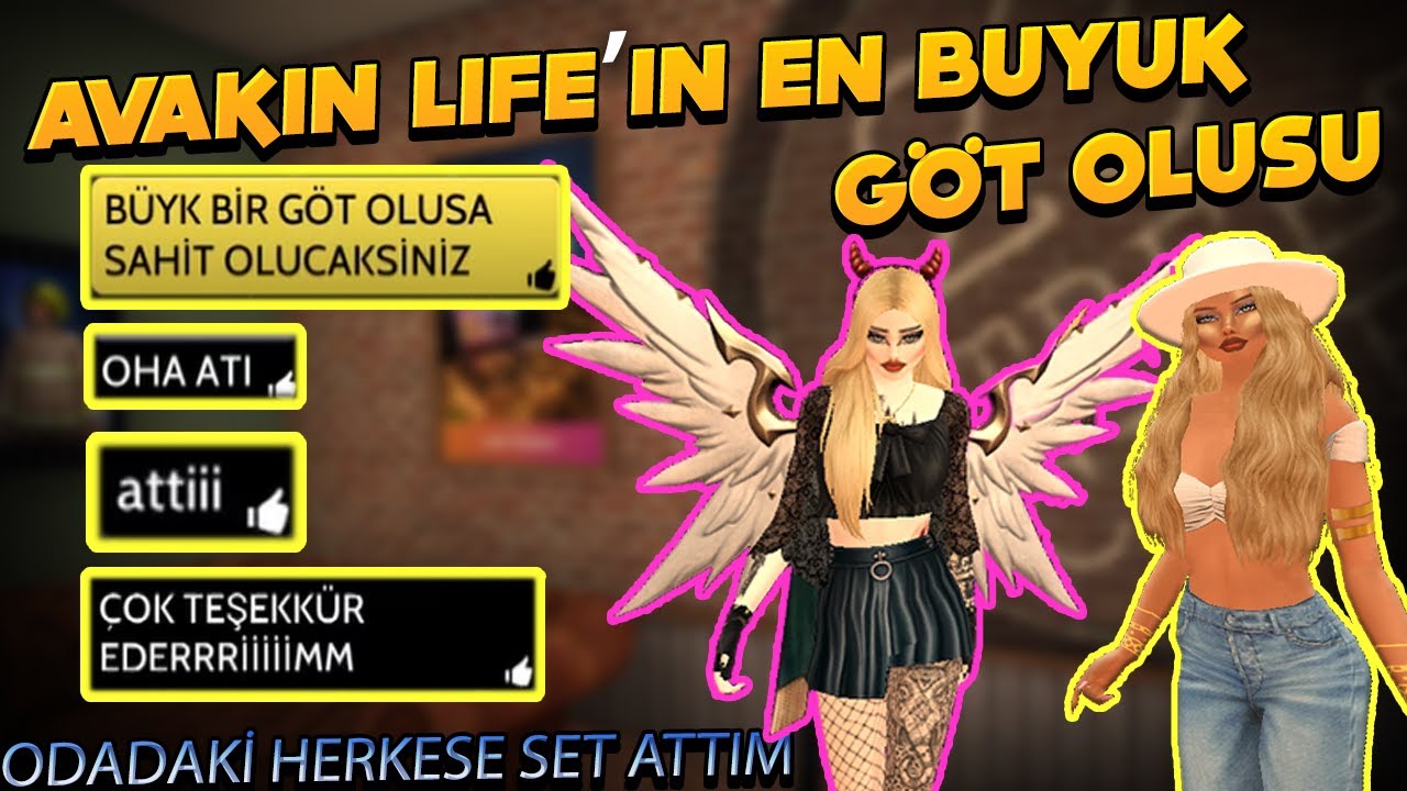 OHA!!! ODAYA GELEN HERKESE SET HEDİYE ETTİM AVAKİN LİFE