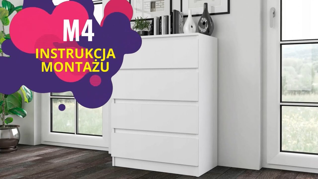 Instrukcja montażu: komoda MALWA M4