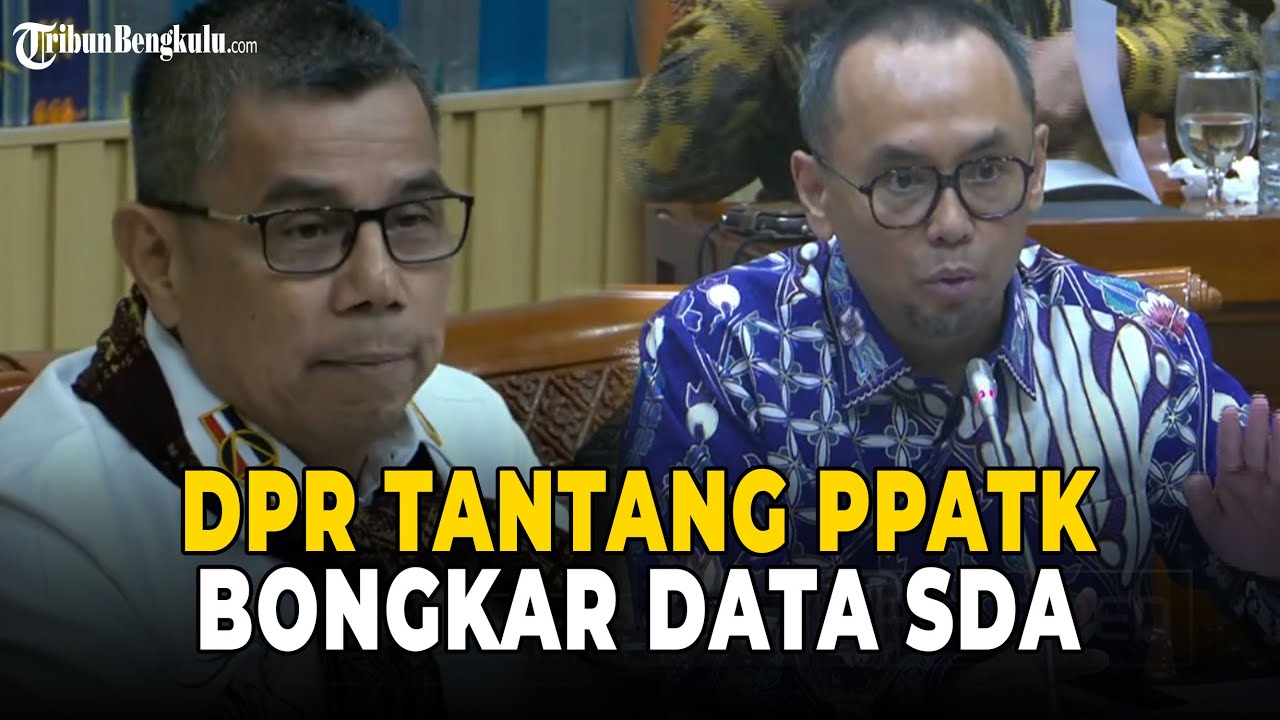 [Full] DPR Tantang PPATK Bongkar Data Sumber Daya Alam: Buka-bukaan Agar Detail