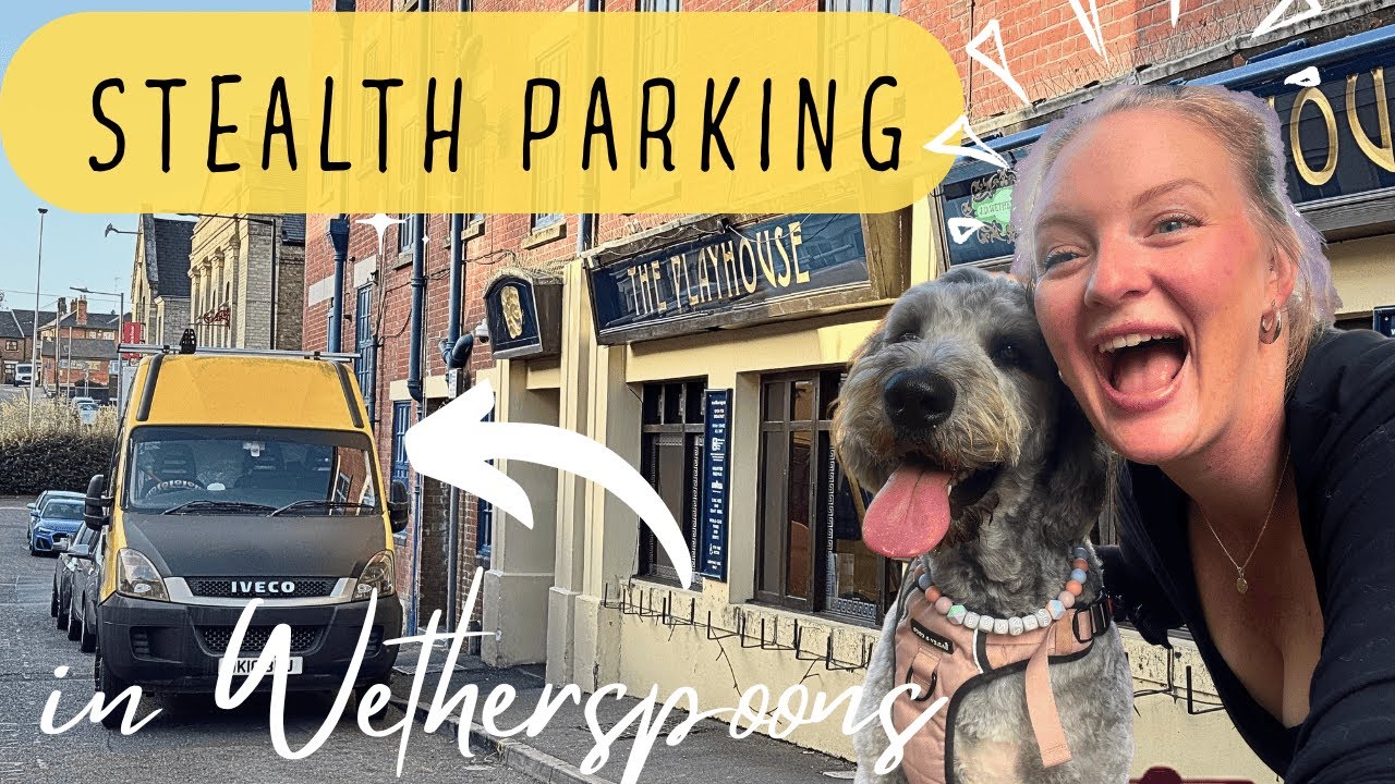 Круглосуточная СКРЫТАЯ ПАРКОВКА в пабе Wetherspoons | Vanlife UK