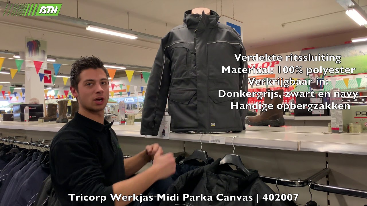 Tricorp Werkjas Midi Parka Canvas - BTN de Haas (402007)