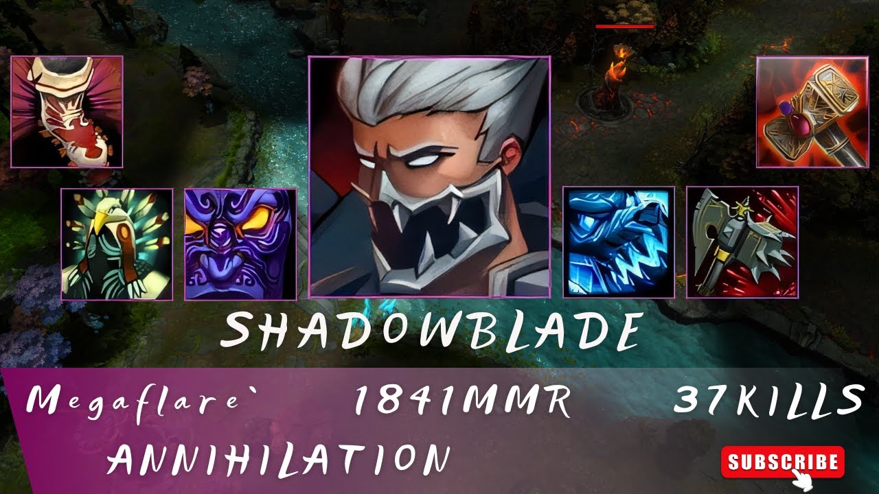 HoN | Mid Wars | Shadowblade | Megaflare` | 1841 MMR