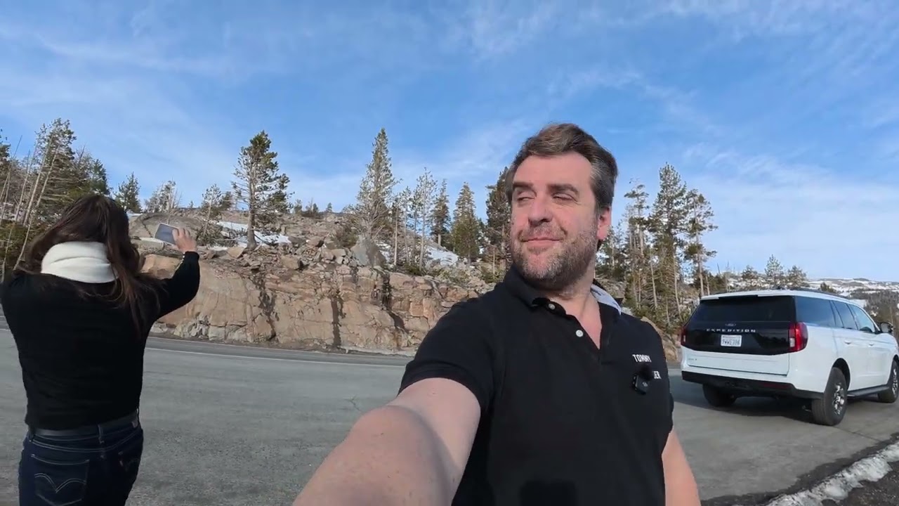 US88 crossing the El Dorado Forest scenic drive #djiosmoaction6