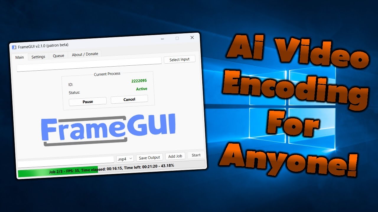Re-Introducing FrameGUI: The Most Easy and Powerful AI Video Encoding Software - FREE!