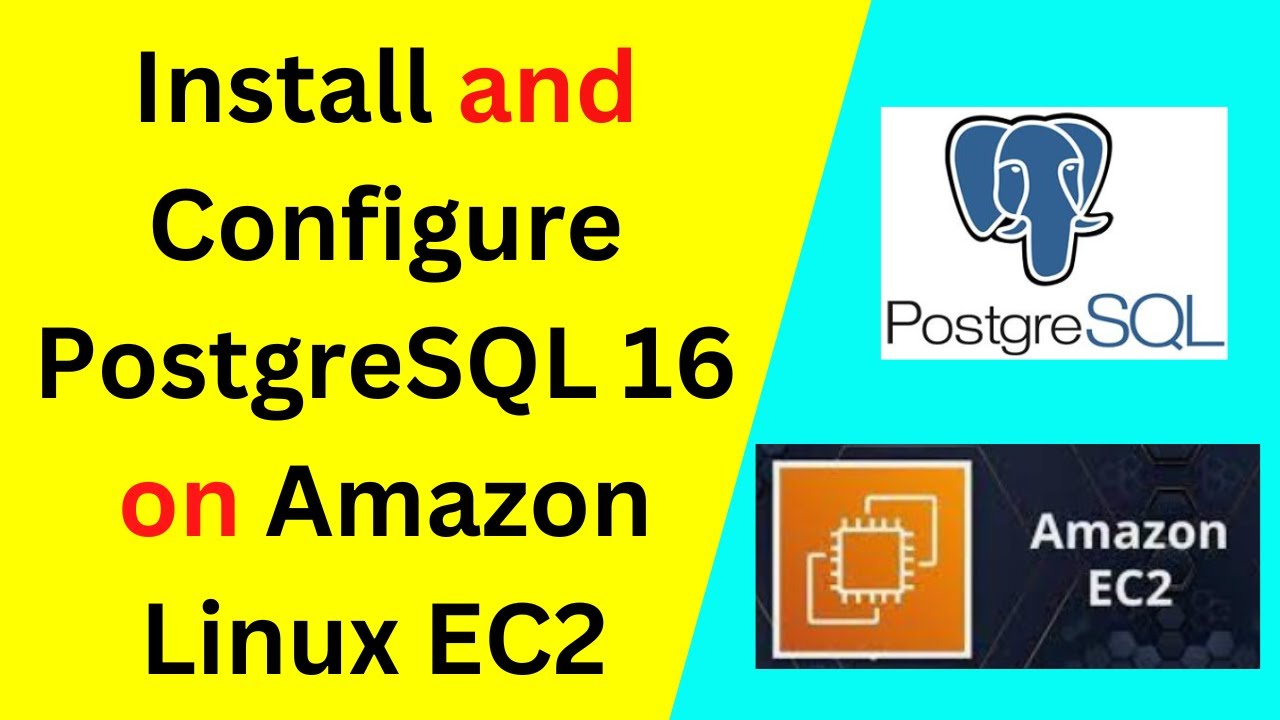 How to Install PostgreSQL 16 on Amazon Linux 2023 EC2 Instance in 20 minutes | 2024 updated |pgadmin