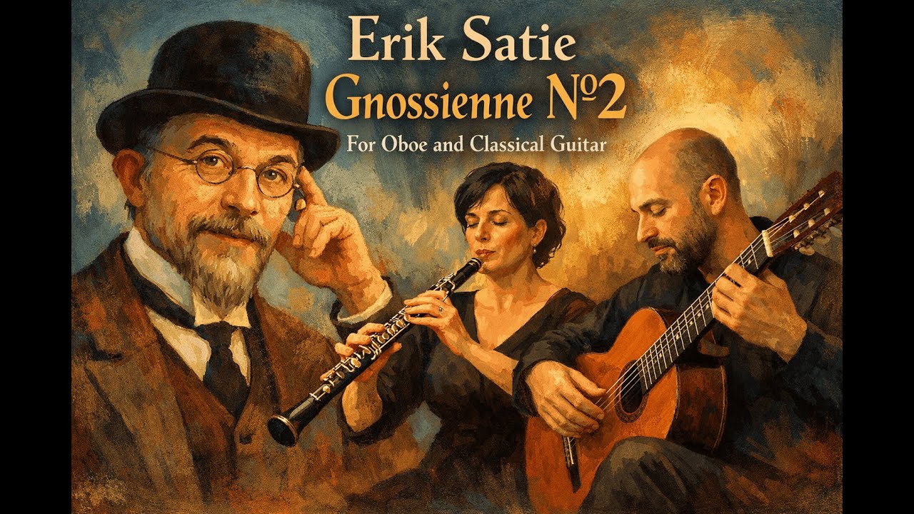 Erik Satie - Gnossienne Nº2. For Oboe and Classical Guitar.