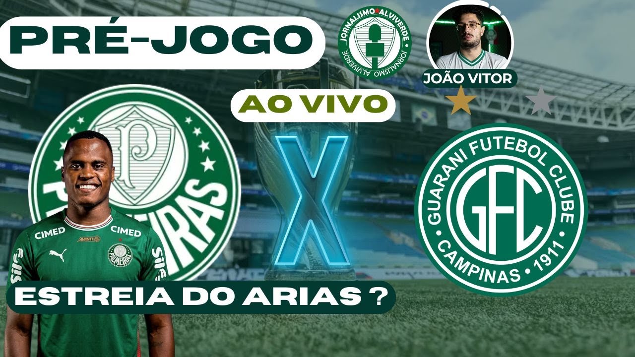 PALMEIRAS X GUARANI AO VIVO 🔴 PRÉ-JOGO | ÚLTIMA RODADA PAULISTÃO 2026