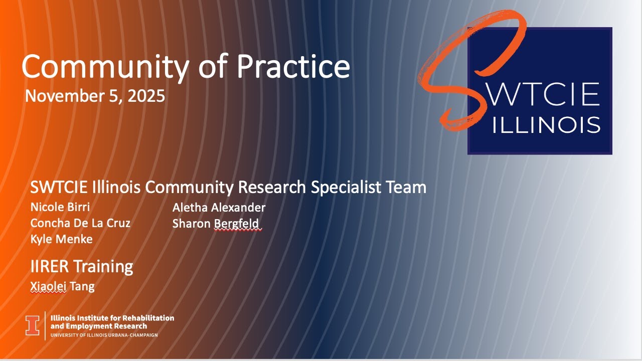 Community of Practice | November 5, 2025