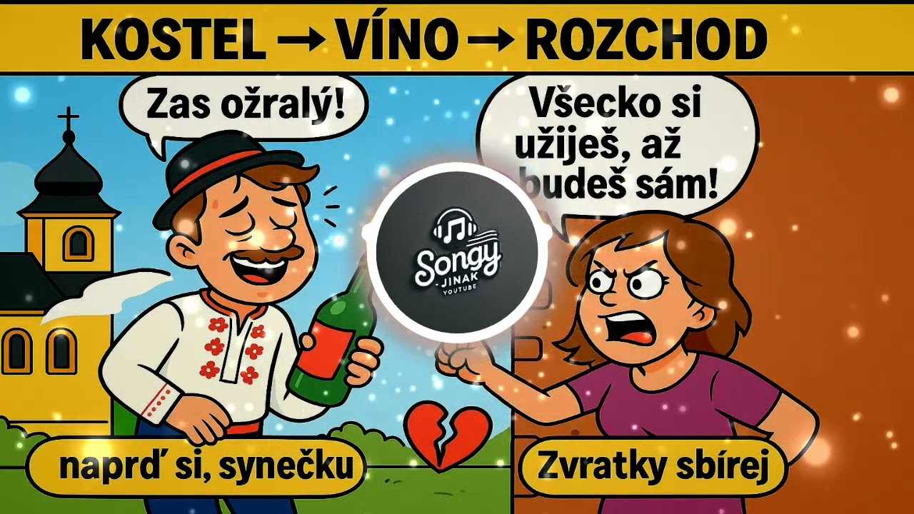 Když sem &scaron;el z Hradi&scaron;ťa | PARODIE 🎵 | SONGY JINAK