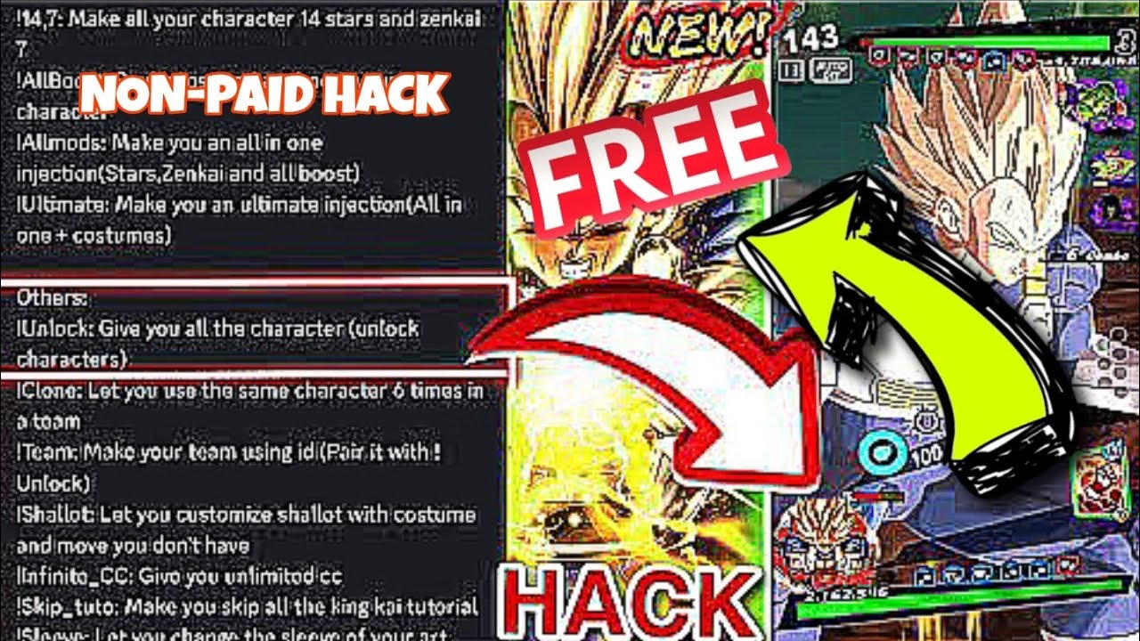 *DBL MODDED BOT* DRAGON BALL LEGENDS FREE PAID HACK/UNLOCK ALL CHARACTER/14STAR/ZENKAI7