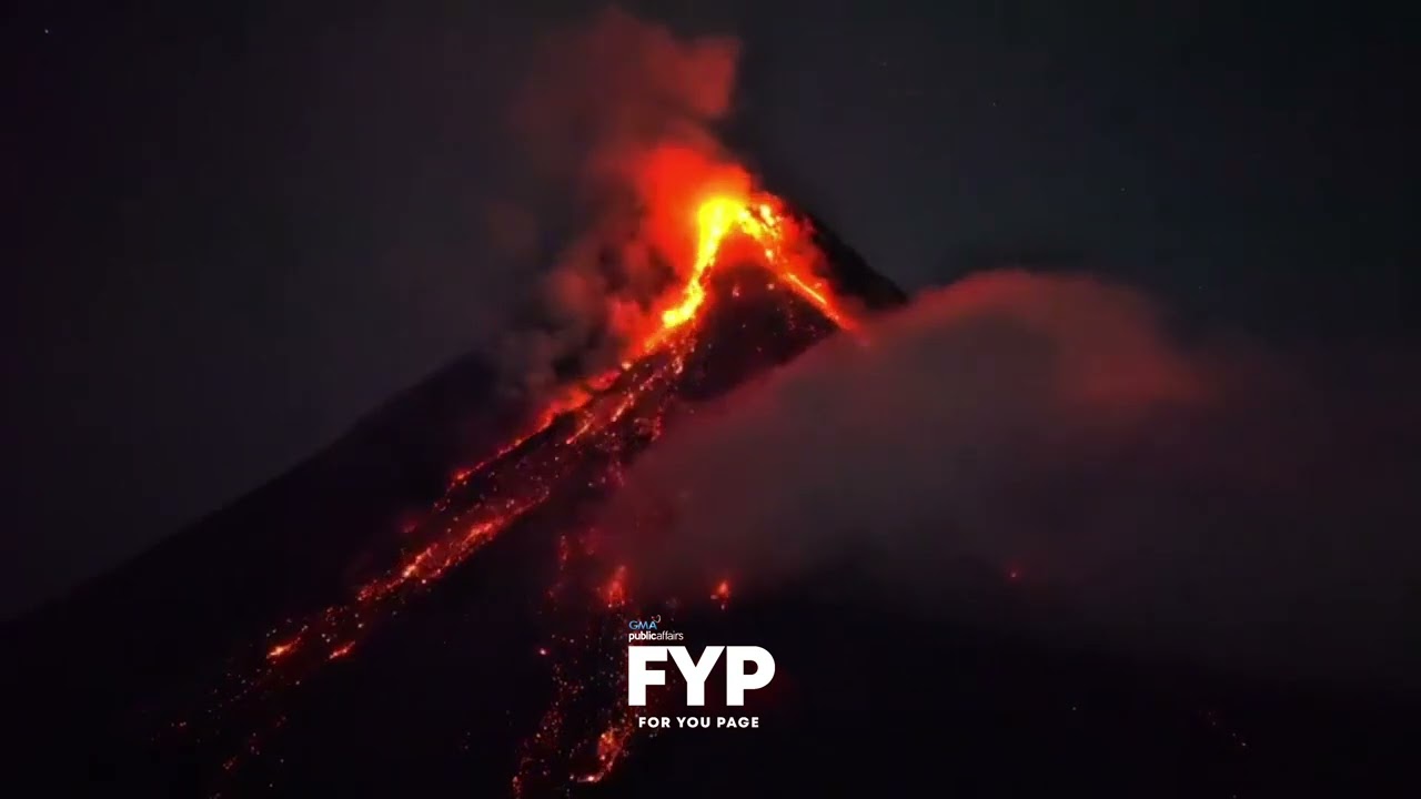 ILAN PANG KUHA SA PATULOY NA PAGLABAS NG USON NG MAYON VOLCANO | FYP