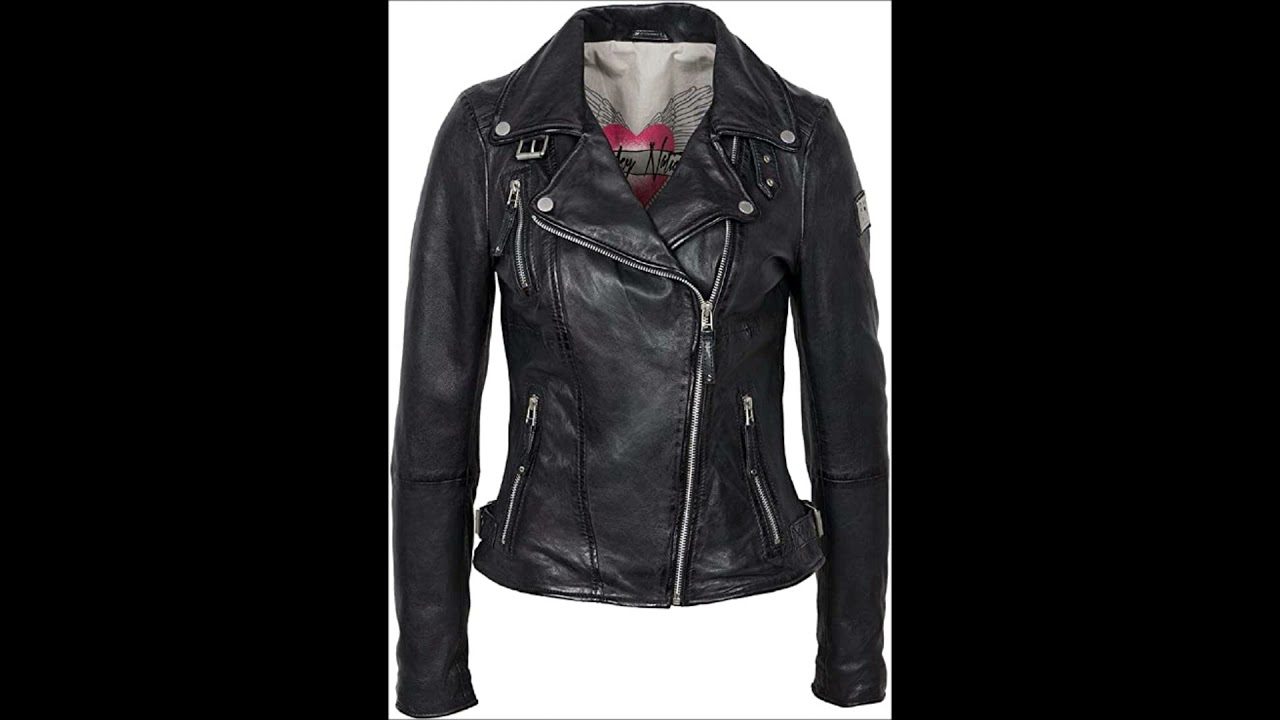 Schwarze Lederjacke f&uuml;r Damen: eine Auswahl der sch&ouml;nsten Lederjacken