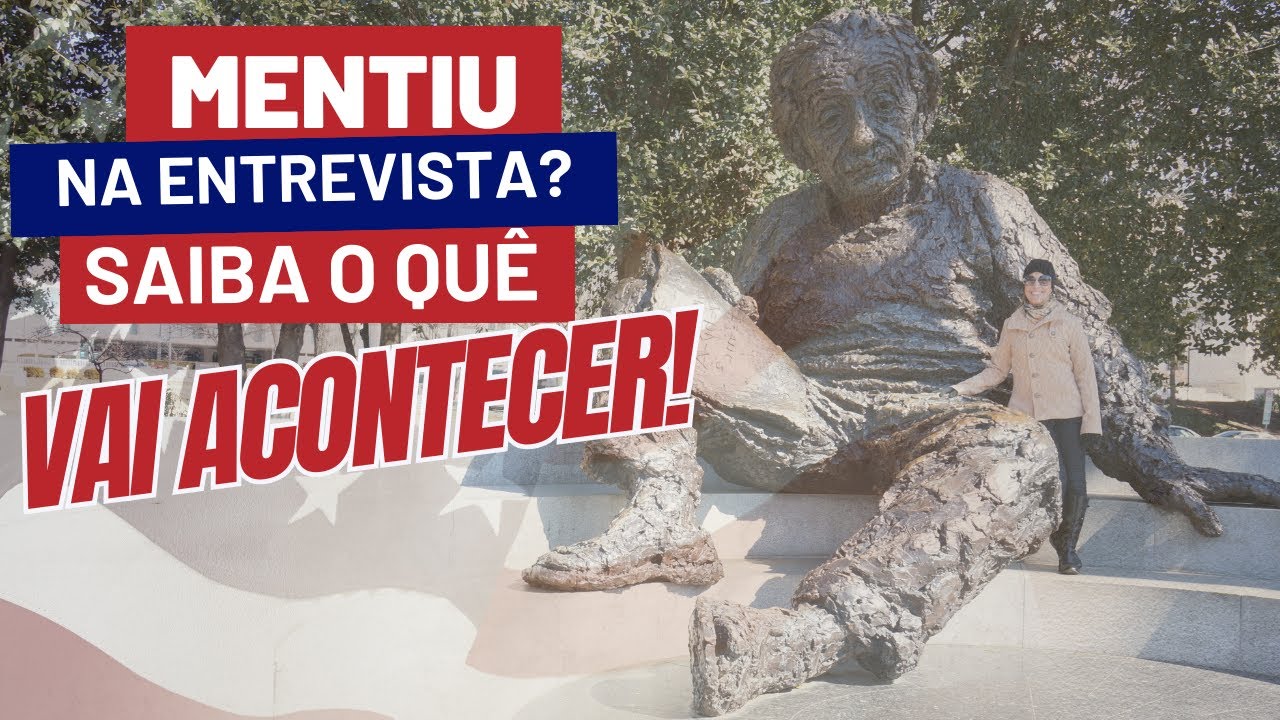 o que acontece se eu mentir no #ds160  ou na entrevista do visto americano #vistoamericano #visto