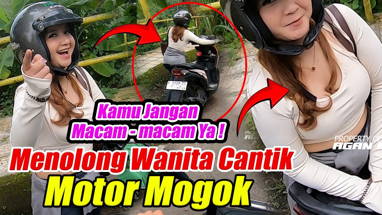 Menolong Wanita Cantik Di Jalan Motor Mogok Habis Bensin Di Jalan Sepi