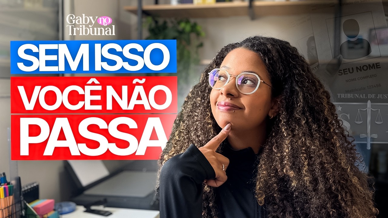 O MÍNIMO que realmente importa para passar no concurso de Escrevente do TJSP