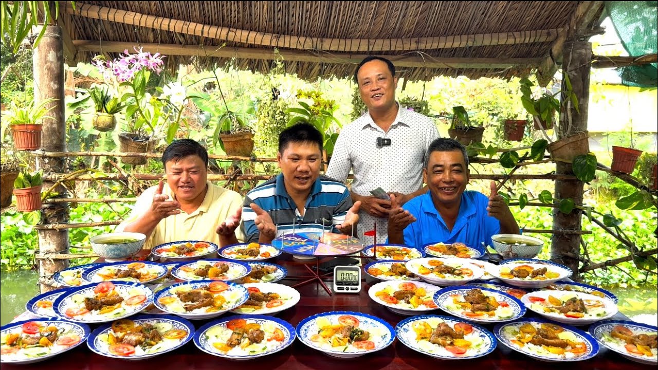 Quay Thưởng - Đầy Căng Thẳng Cuối Cùng Ngừng Ăn Cơm SƯỜN KHO KHÓM Được 3Tr | ATN