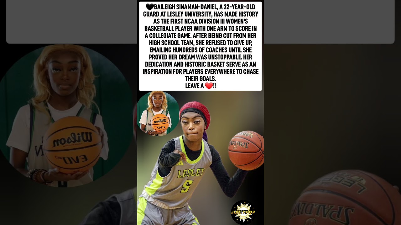Read and leave a ❤️! One-Armed Basketball Player Makes NCAA History!🏀 #basketball #shorts