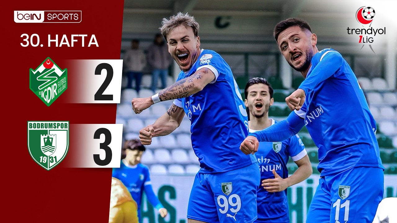 Iğdır FK (2-3) Bodrum FK | 30. Hafta Maç ÖZETİ | Trendyol 1. Lig - 2025/26