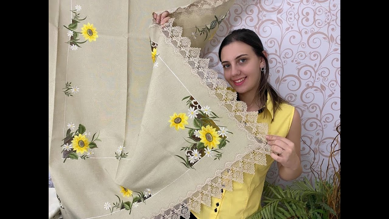 Toalhas de Mesa BORDADAS e com rendas de GUIPPIR