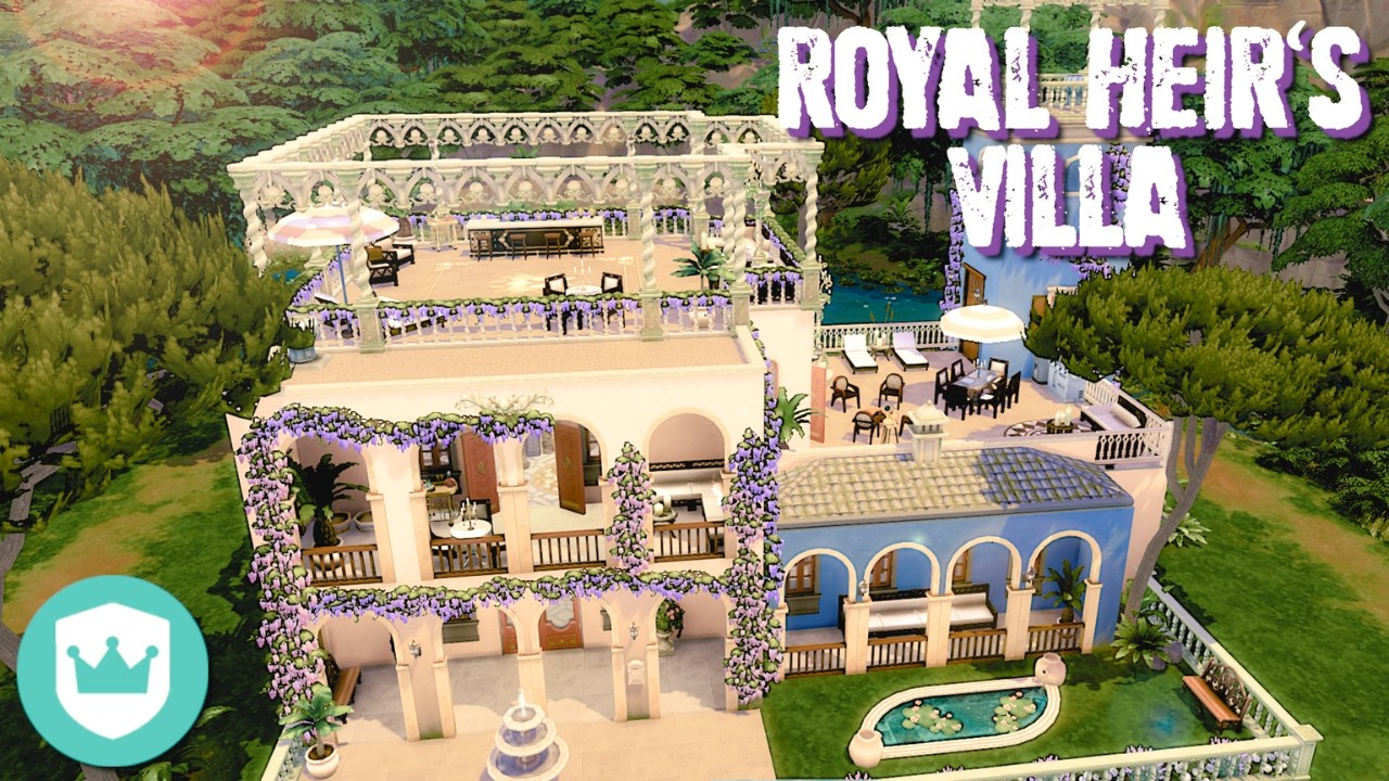 ВИЛЛА КОРОЛЕВСКОГО НАСЛЕДНИКА 👑 The Sims 4: Royalty & Legacy | Быстрая постройка [ранний доступ]