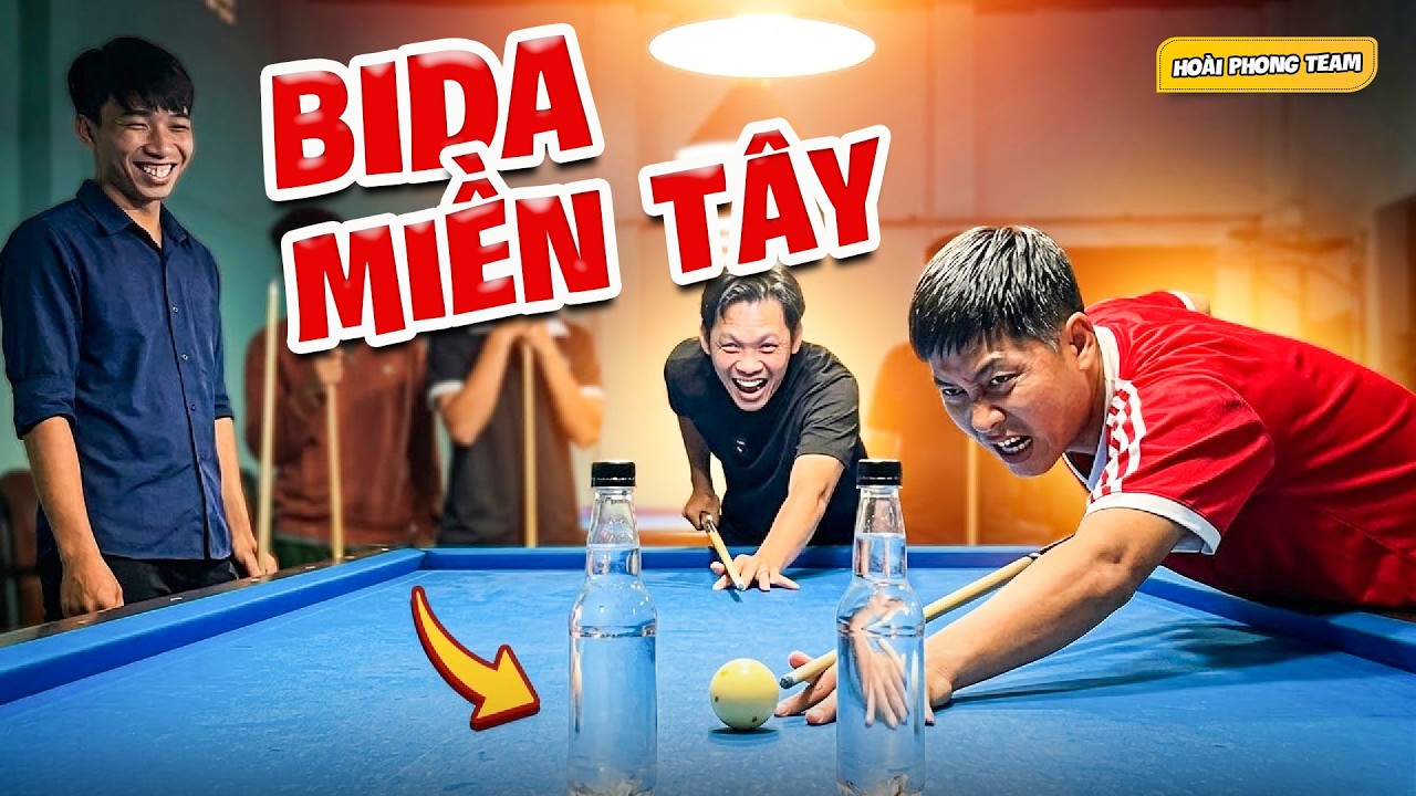 Cười Té Ghế Với Thử Thách Bida Lỗ Miền Tây Cực Kỳ Bất Ổn | Team Hoài Phong TV