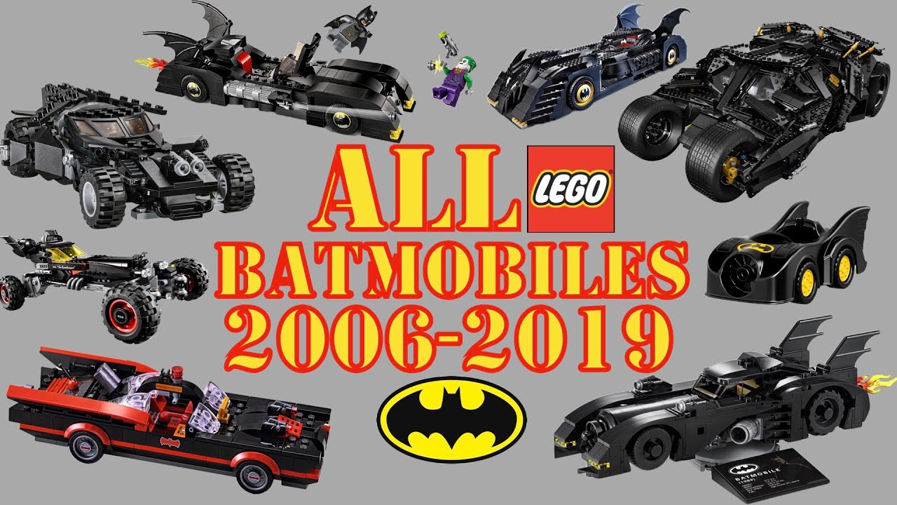 ALL Lego BATMOBILES 2006-2019
