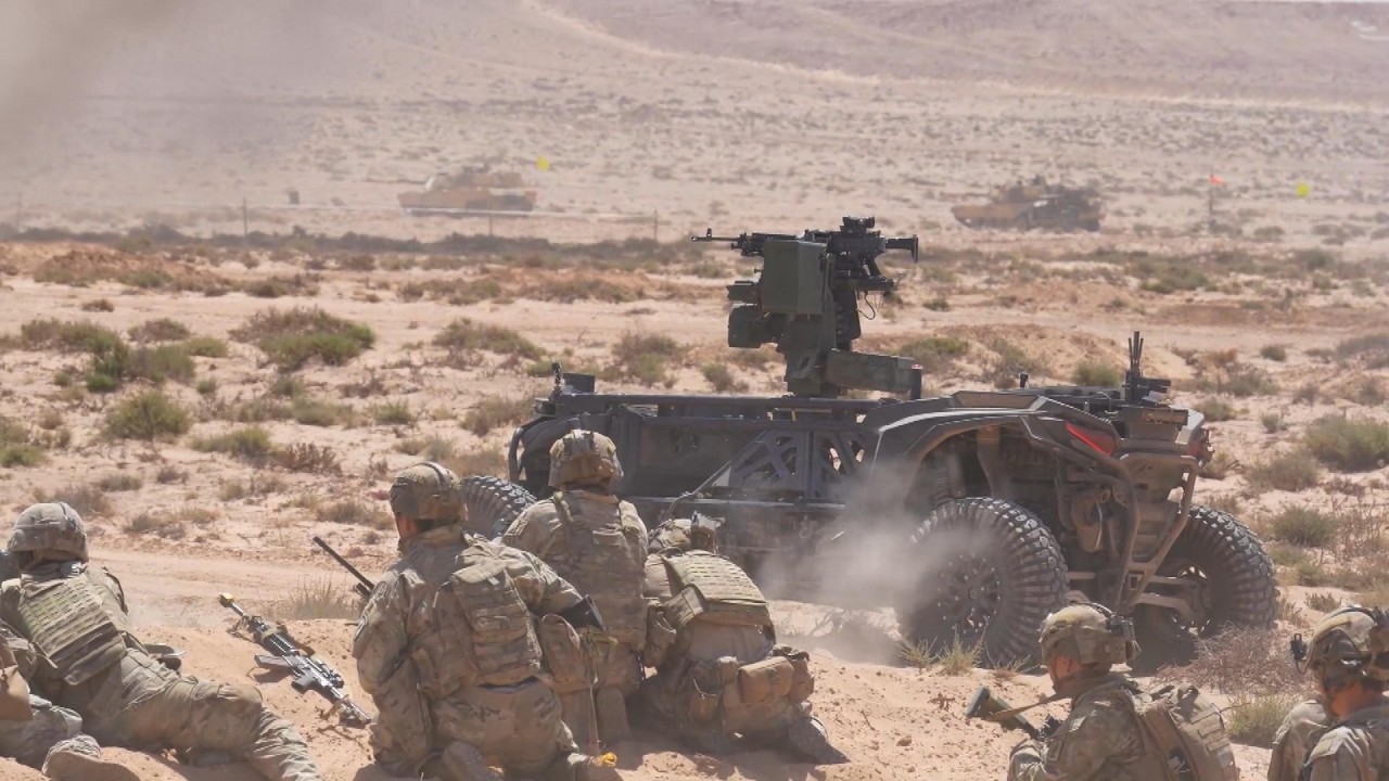 AI warfare is here and the U.S. military is practicing for it, robots and all