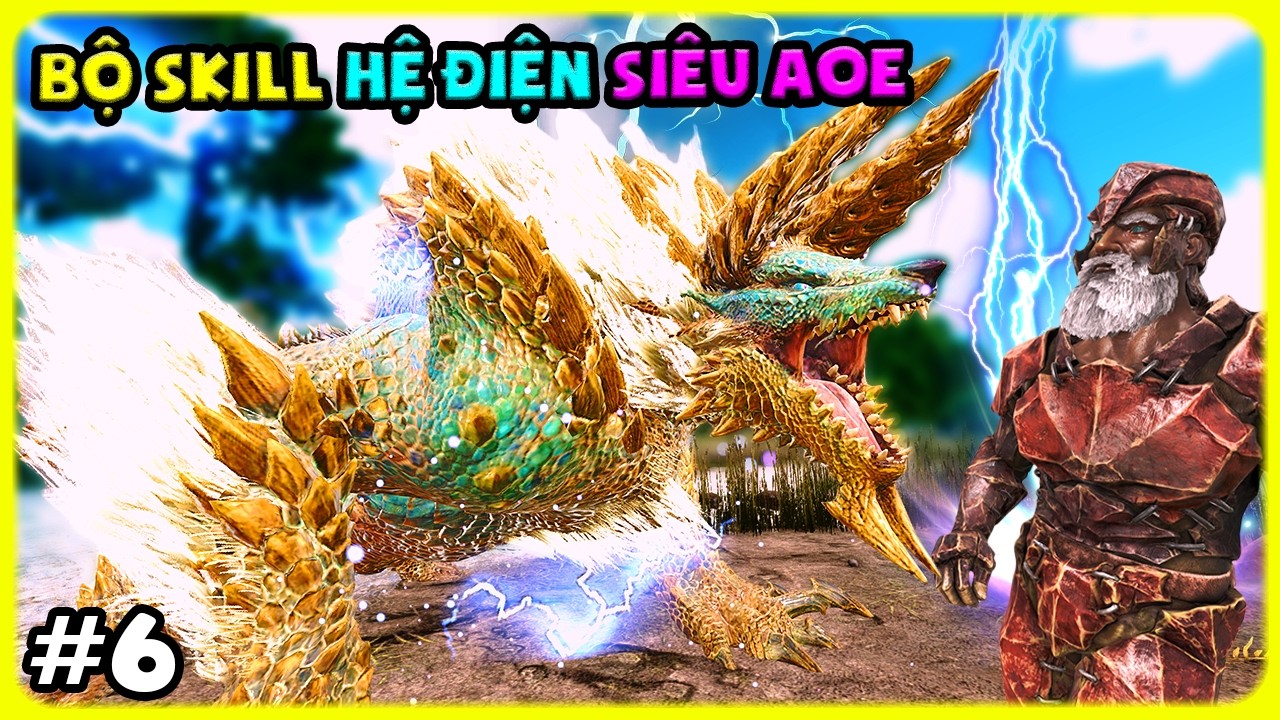 ARK Monster-SCP #6 MÌNH THU PHỤC SÓI VÀNG VỚI BỘ SKILL HỆ ĐIỆN SIÊU AOE CỰC MẠNH - TÝ TIỀN TỈ