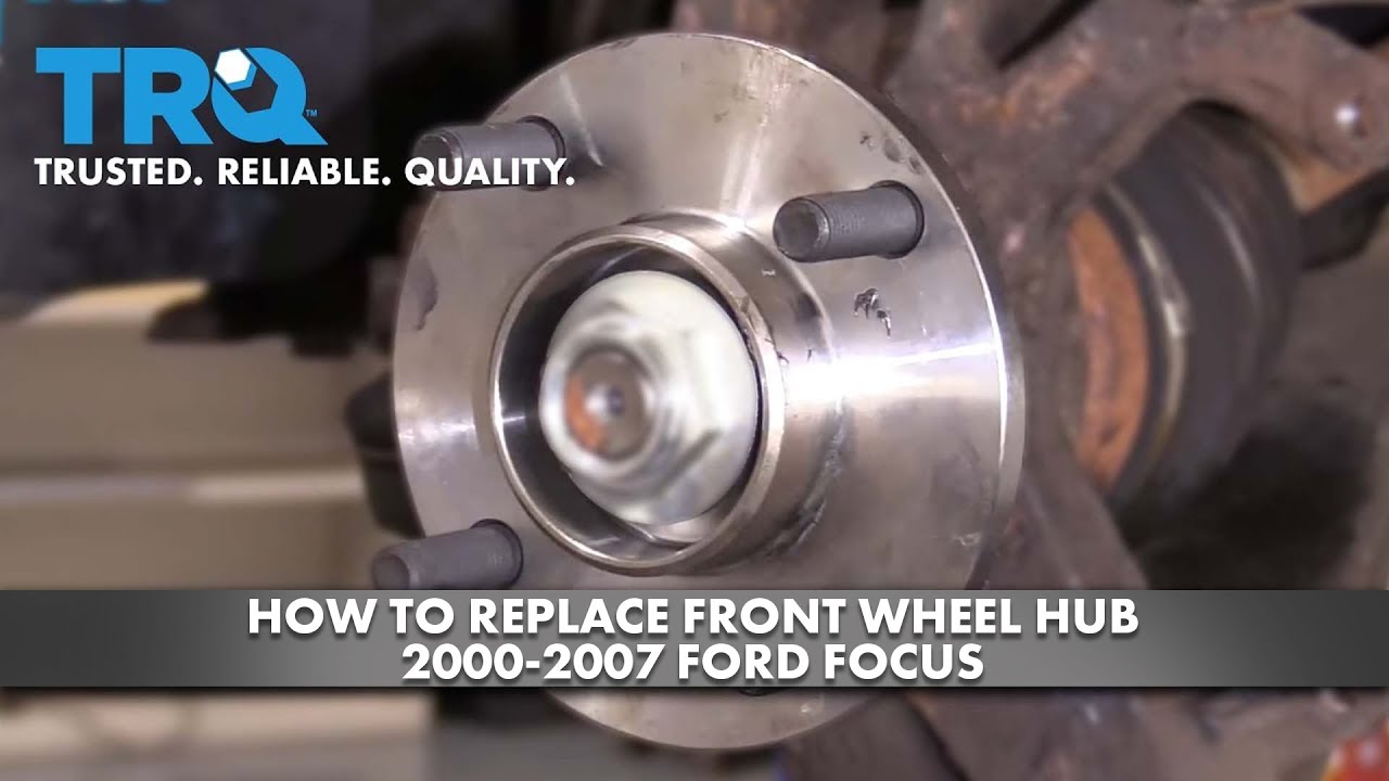 How To Replace Front Wheel Hub 2000-2007 Ford Focus