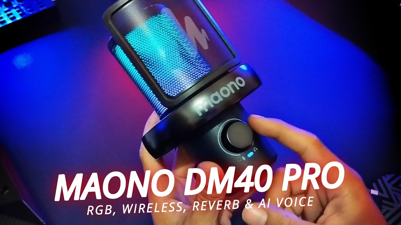 MAONO DM40 PRO - MIC CONDENSER TERBAIK UNTUK LIVE STREAMING & RECORDING