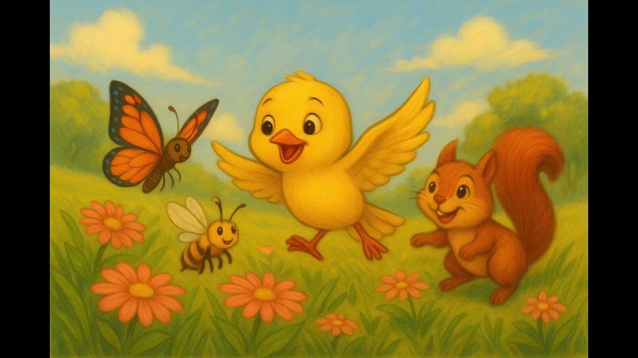 قصه کودکانه | پرنده کوچولو و دوستانش 🕊️The Little Bird and His Friends | داستان آموزنده برای بچه‌ها