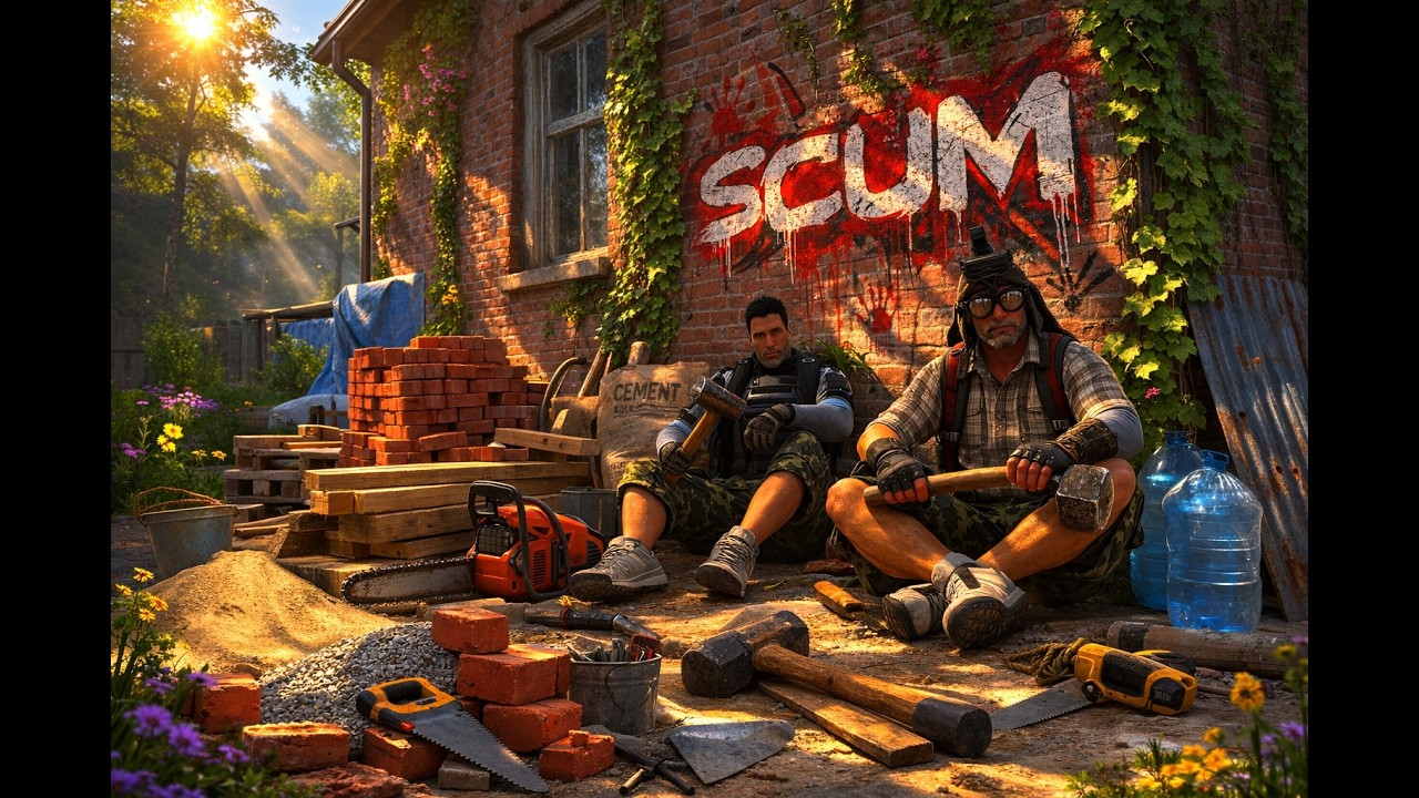 SCUM - Очищення  радіації  та  поліпшення  бази . - Сезон 3 - 6с.