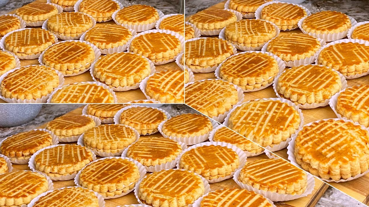 Galettes fondante sablée forme croquet //DZ//حلوة جافة تذوب في الفم بذوق القهوة و بشكل كروكي