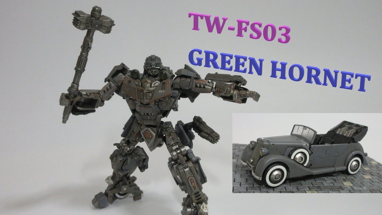 【TF非正規玩具レビュー】 海外の変形玩具  TOY WORLD TW-FS03 GREEN HORNET, aka. WW2 BUMBLEBEE (01)