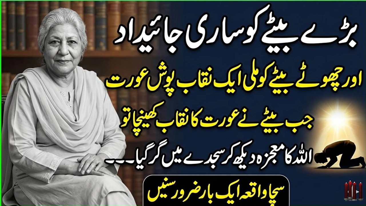 Maa Ne Bary Betay Ko Sari Jaidad Aur Choty Bety Ko Niqab Posh Aurat Kiyon Di | New Story 2026