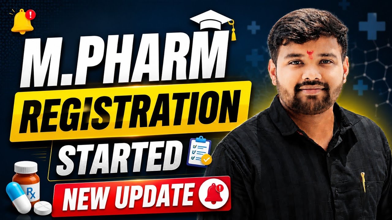 🚨 M.Pharm Registration Started 2026 | Complete Admission Process & New Update🔥 #mpharmacy 