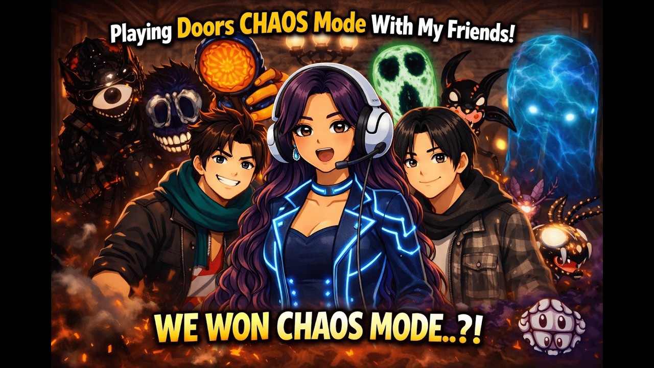 I Played Doors Chaos Mode Together With My Friends… It Got Crazy Fast! #roblox #doorsroblox #doors