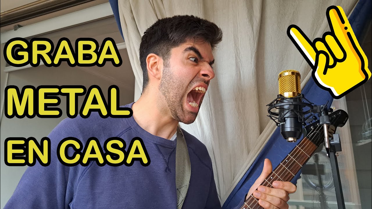 Cómo GRABAR una CANCIÓN de METAL en CASA Consejos y Trucos
