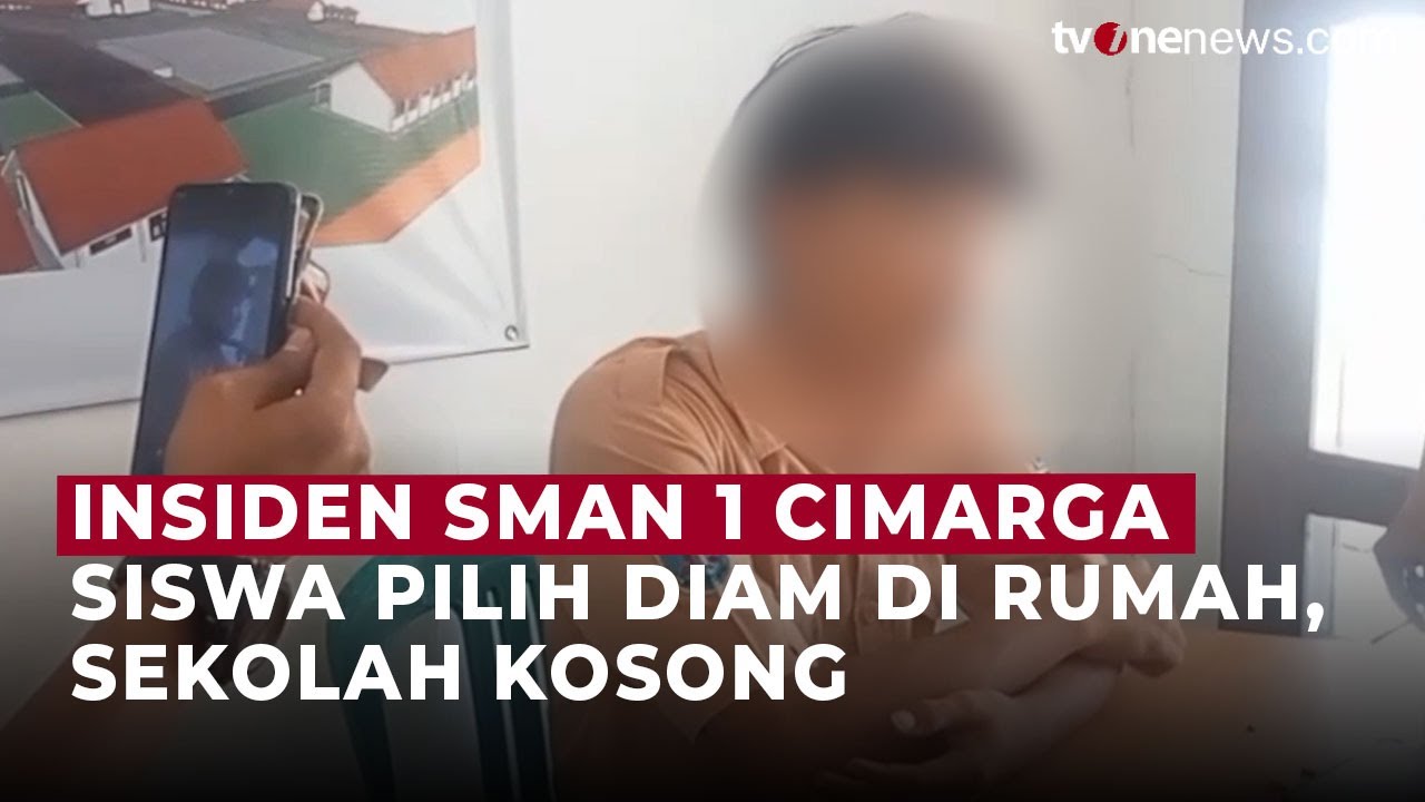 Ditampar karena Merokok di Sekolah, Siswa SMAN 1 CIMARGA Mogok Sekolah | OneNews Update