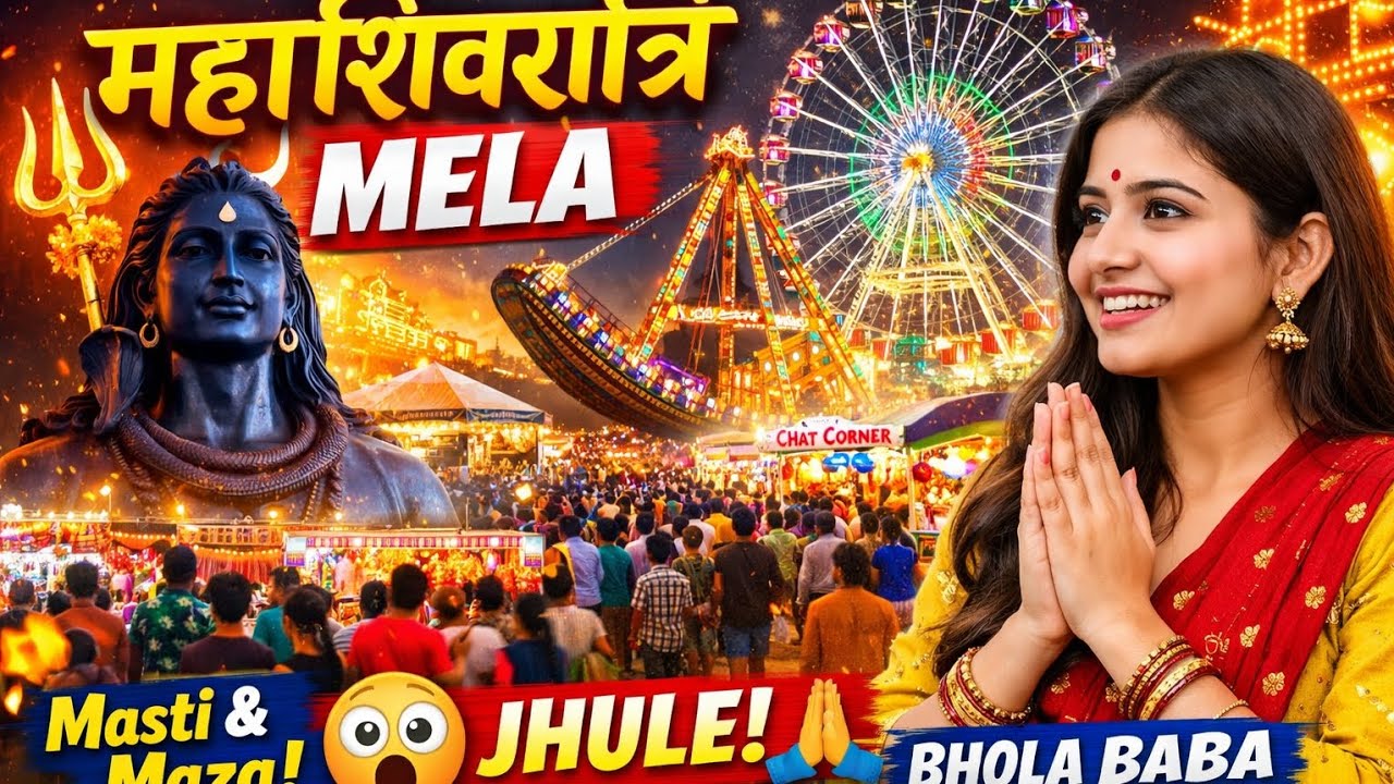 Mahashivratri Special 🕉🔱| Full Family Enjoy 🙏#MelaVlog #Bholenath📿 #ShivratriSpecial
