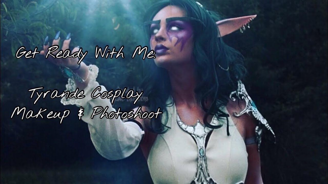 | Get Ready With Me | Tyrande / World of Warcraft | Cosplay Makeup & Photoshoot