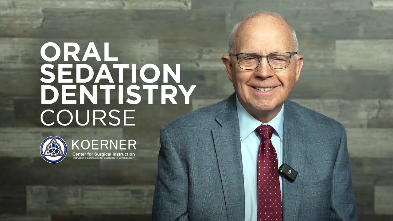 Oral Sedation for the General Dentist l Koerner Center #shorts