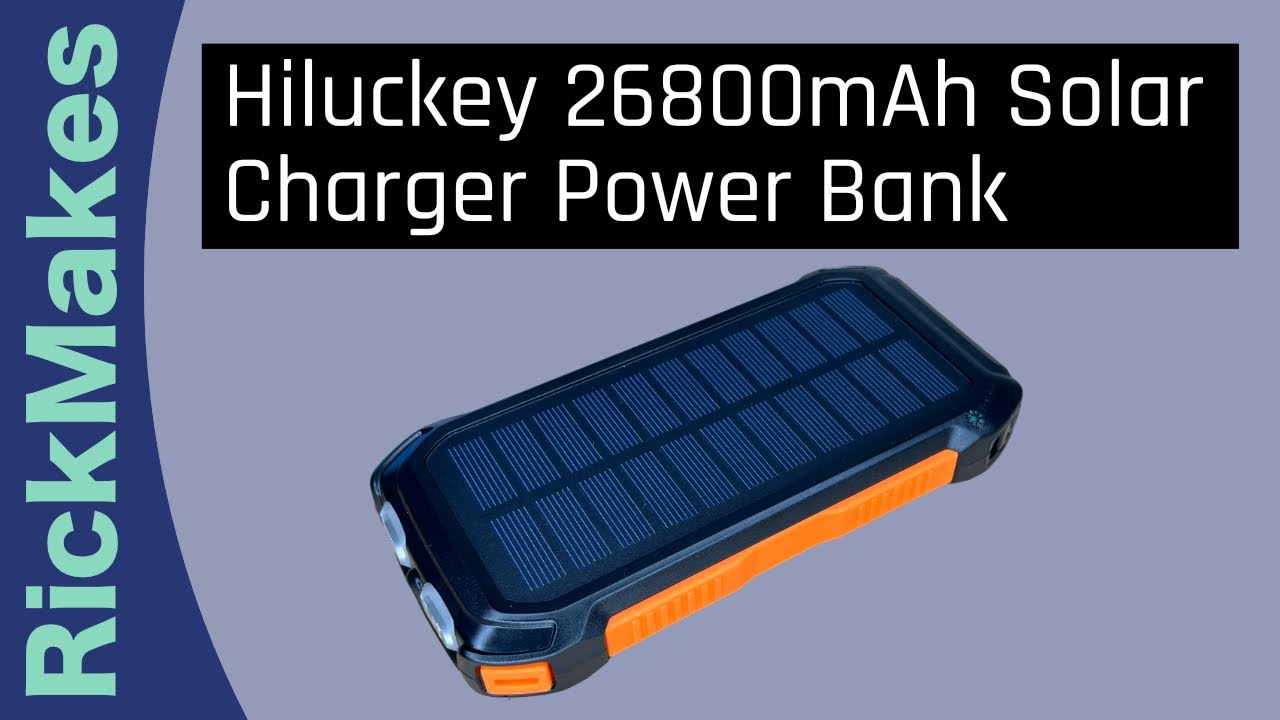 Hiluckey 26800mAh Solar Charger Power Bank
