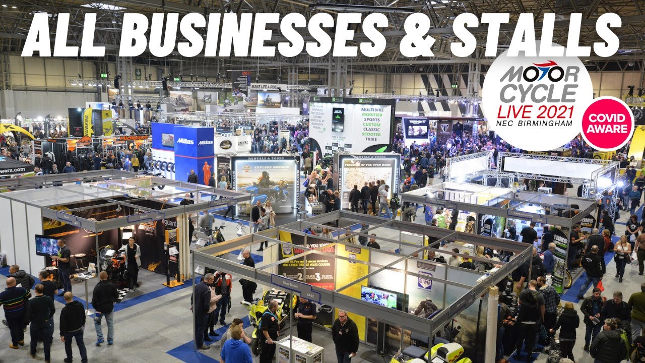 Part 2/2 Motorcycle Live 2021 Featuring all the businesses & stalls , bike parts & bespoke items