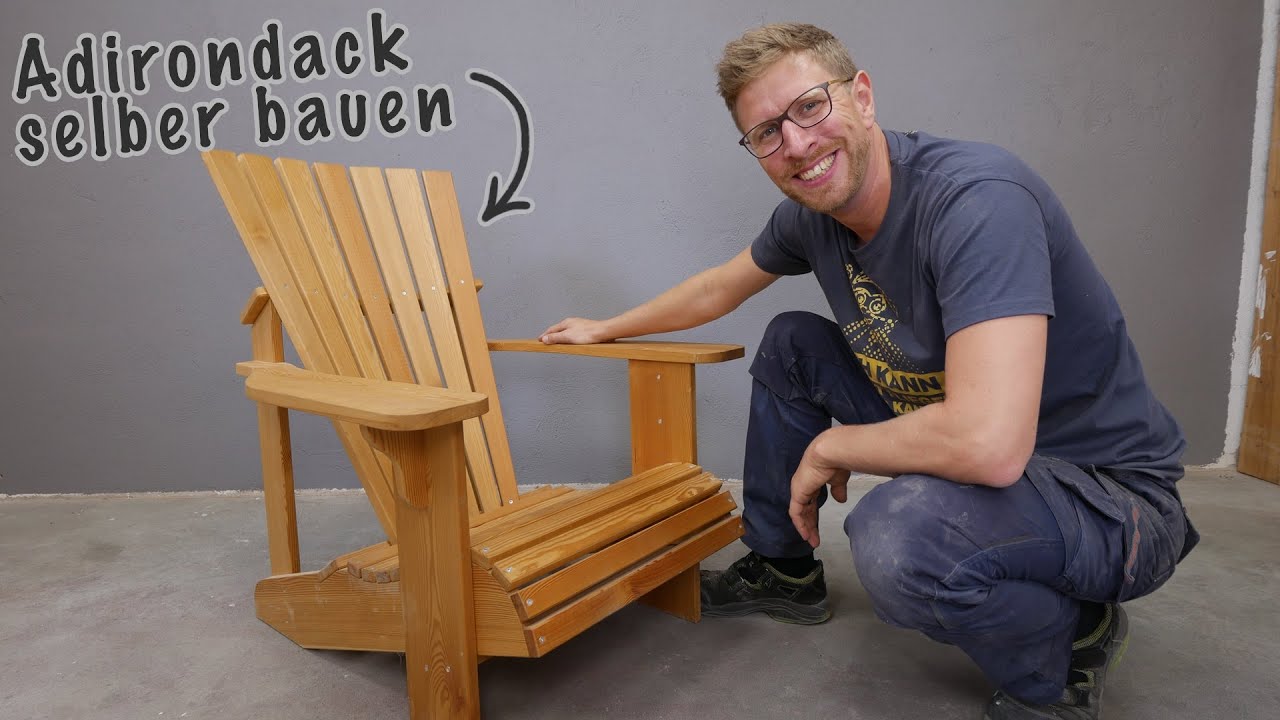 Adirondack Gartenstuhl //  Mit Bauanleitung